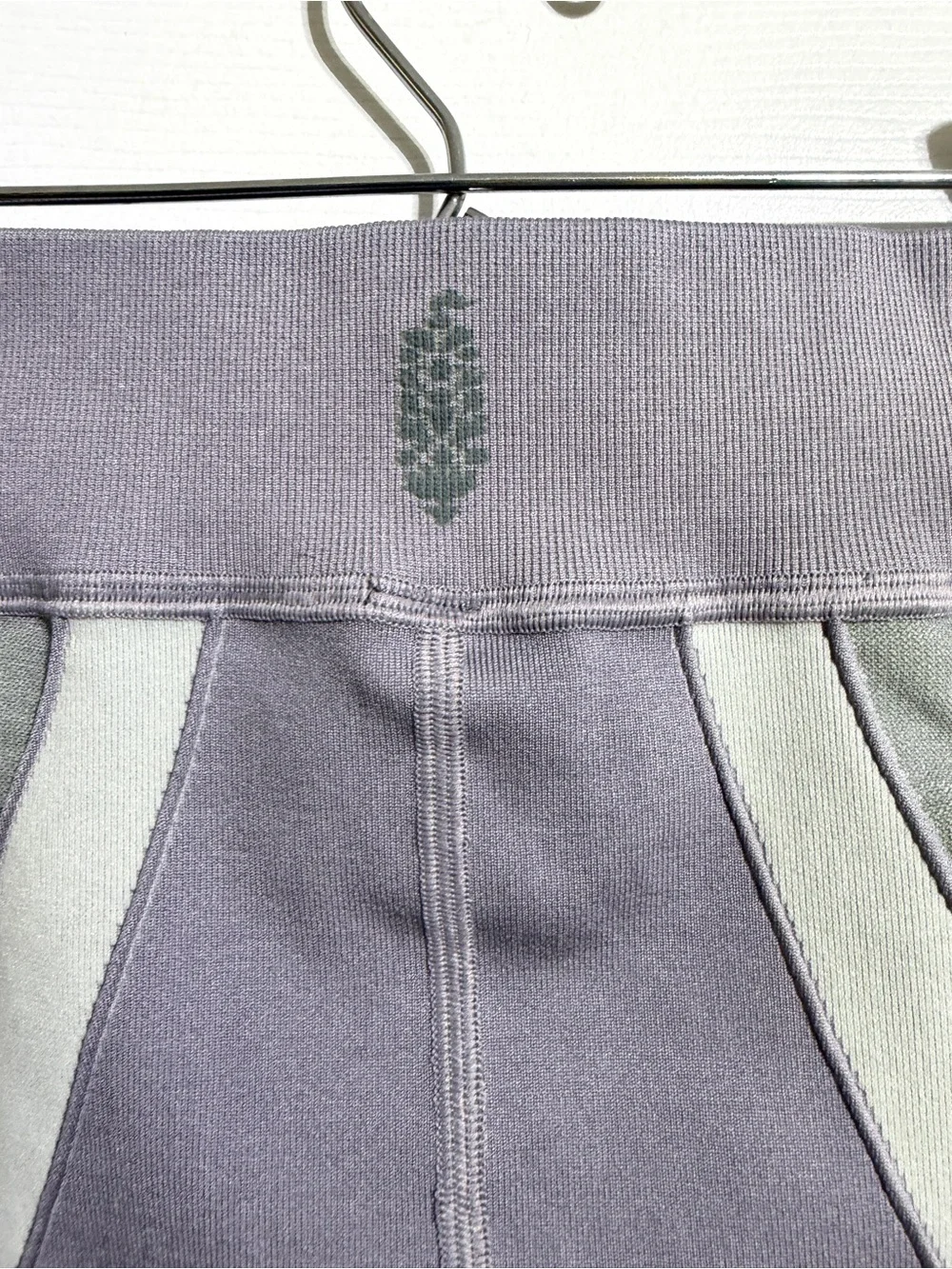 Free people movement free kick legging trailblazer combo purple gray XS